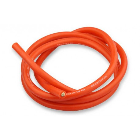 Cable de silicone - 6mm² x 1.000mm - rouge