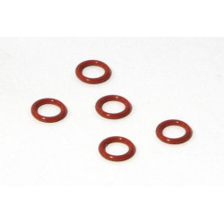 JOINT SILICONE 4.5X6.6MM ROUGE (5PCS) (HPI 6823)
