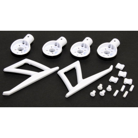 MR200 Support Moteur / Motor Mounts and Parts set (White)