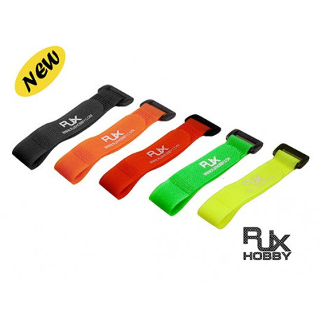 RJX Multi Color Battery Strap 200x20mmx5pcs for FPV Racing