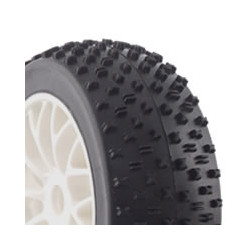 FASTRAX 1/8TH PREMOUNTED BUGGY TYRES MATHS /10 SPOKE