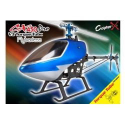 CopterX - CX 450PRO V3 Flybarless Torque Tube Version 2.4GHz RTF with 9ch TX and RX