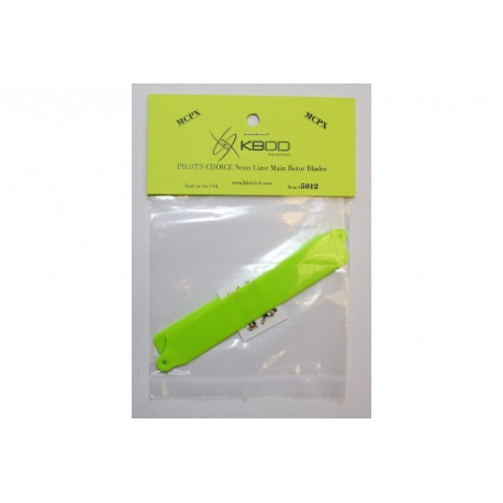 PILOTS CHOICE MCPX Main Blades - Neon Lime (5012)